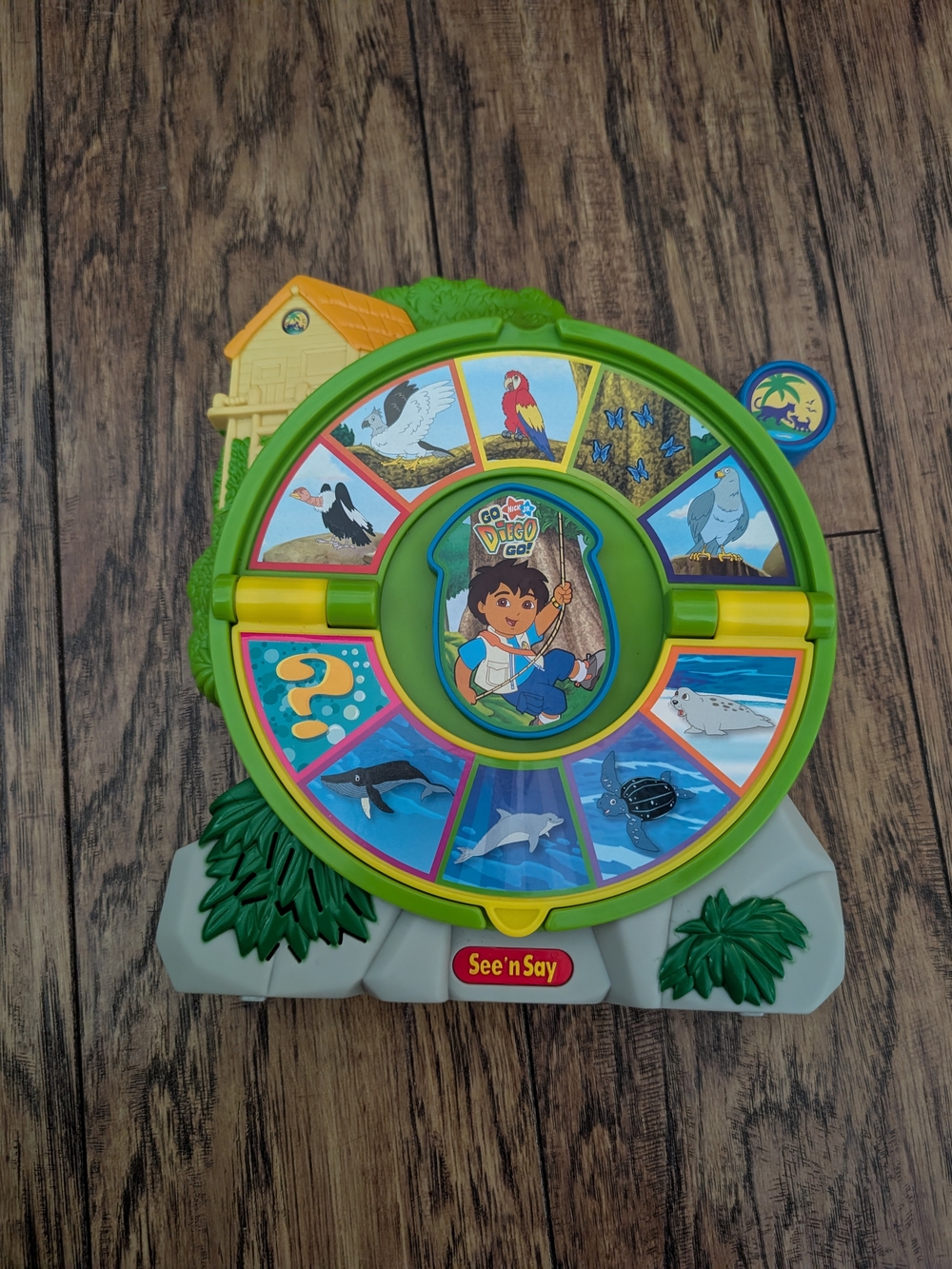 2006 Go Diego Go See 'N Say Mattel Talking Animal Learning Toy Works